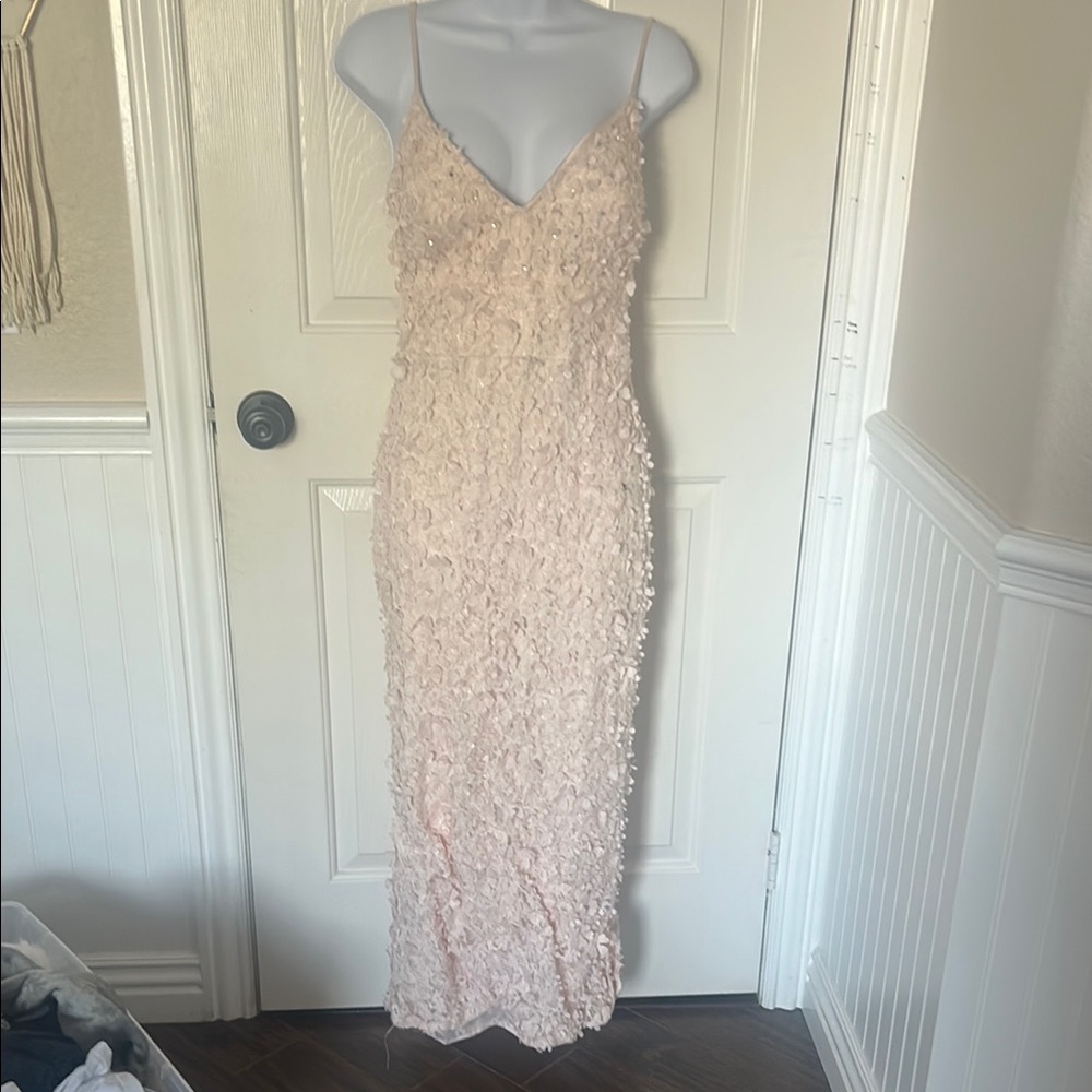 Eliza J Pink Sleeveless Maxi Dress for Weddings